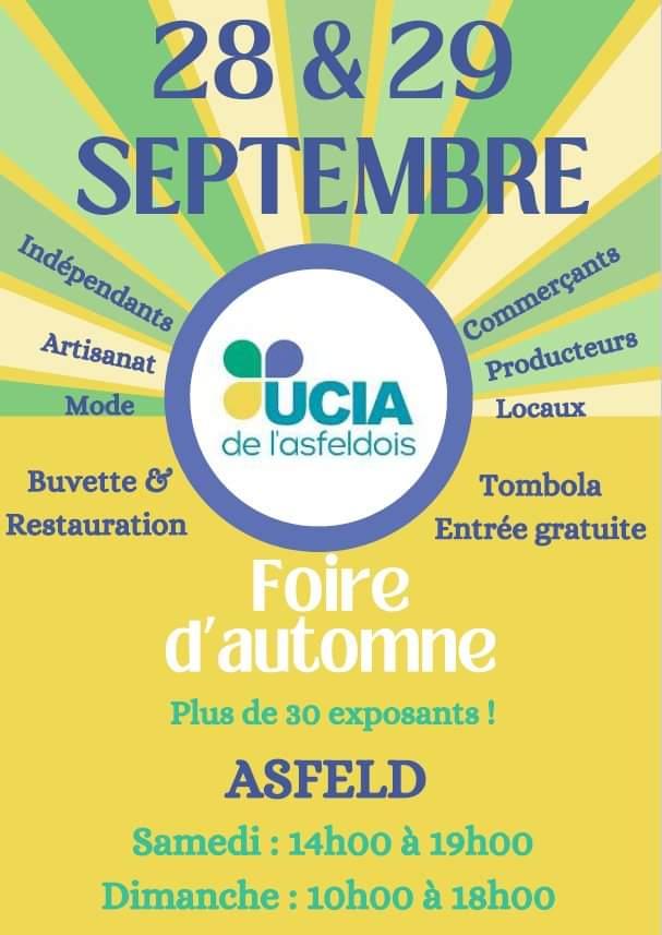 Foire commerciale UCIA Asfeld